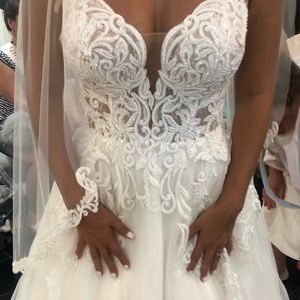 Wedding Dress & matching vail